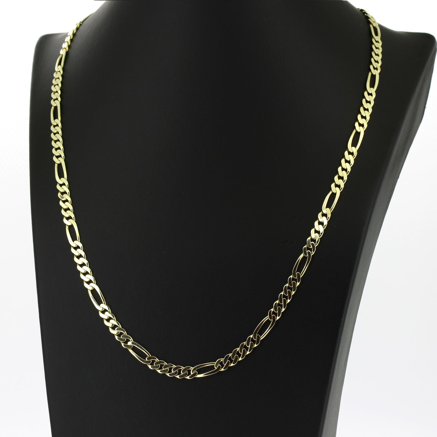 Figaro Kette 585 Gold 14 kt Gelbgold - 51 cm lang - Wert 3000,-