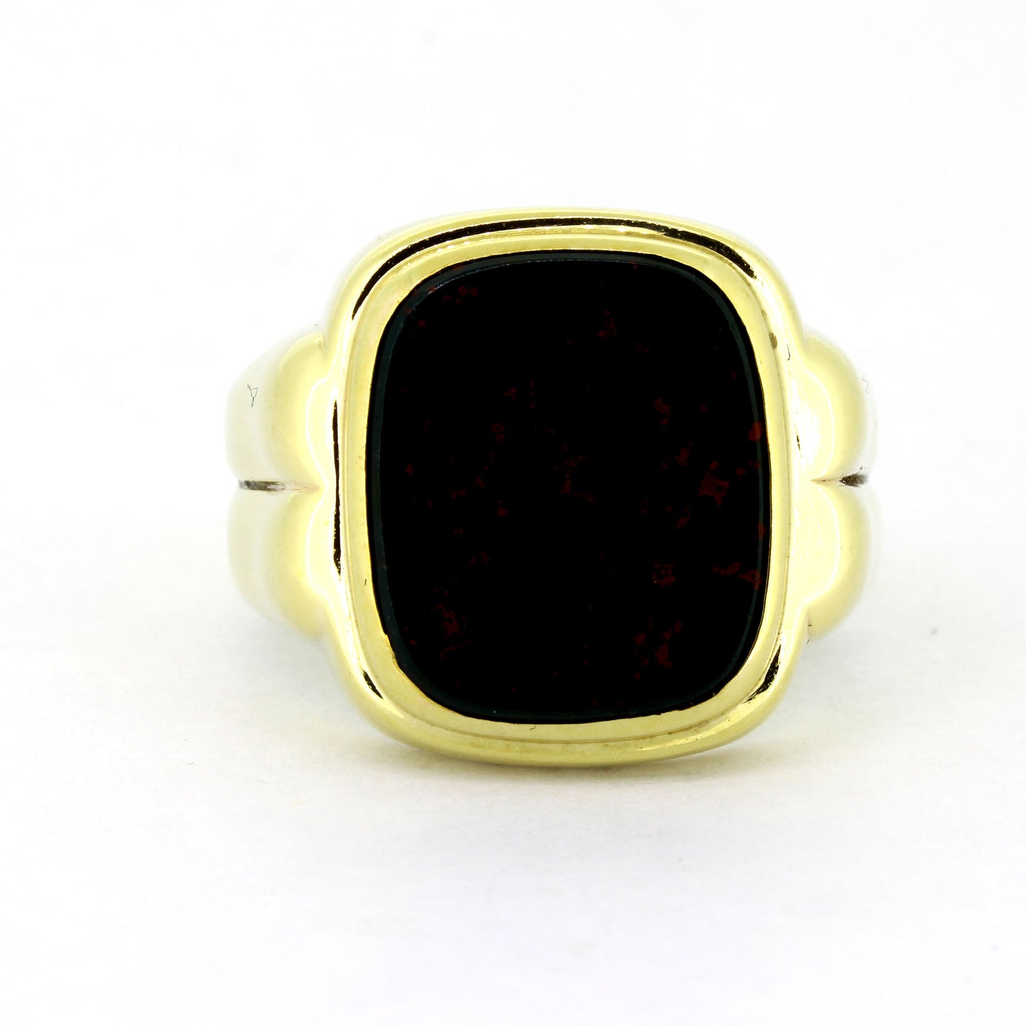 Siegel Ring 333 Gold 8 kt Gelbgold - Heliotrop - Wert 680,-