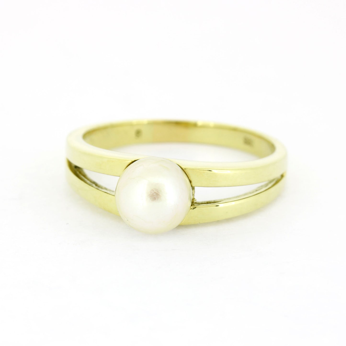 Perlen Ring 585 Gold 14 Kt Gelbgold - Wert 470,-