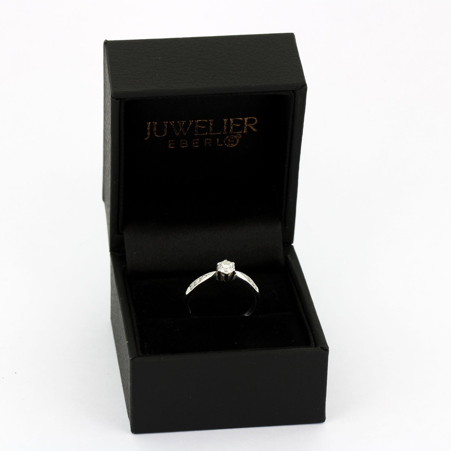 Solitär Ring 585 Weißgold - Brillanten ca. 0,31 ct SI - Wert 1270,-