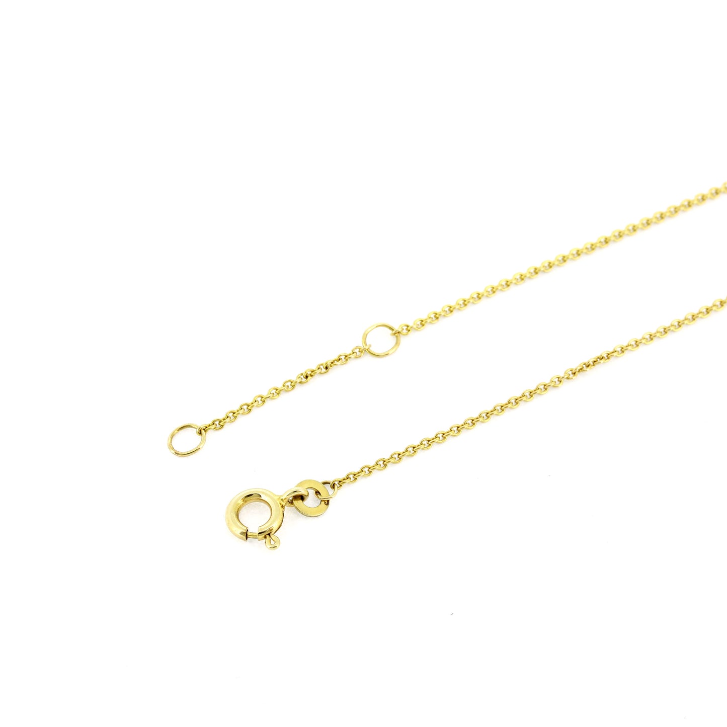 Platten Halskette 333 Gelbgold 8 kt Kettenlänge 38 cm - Wert 200,-