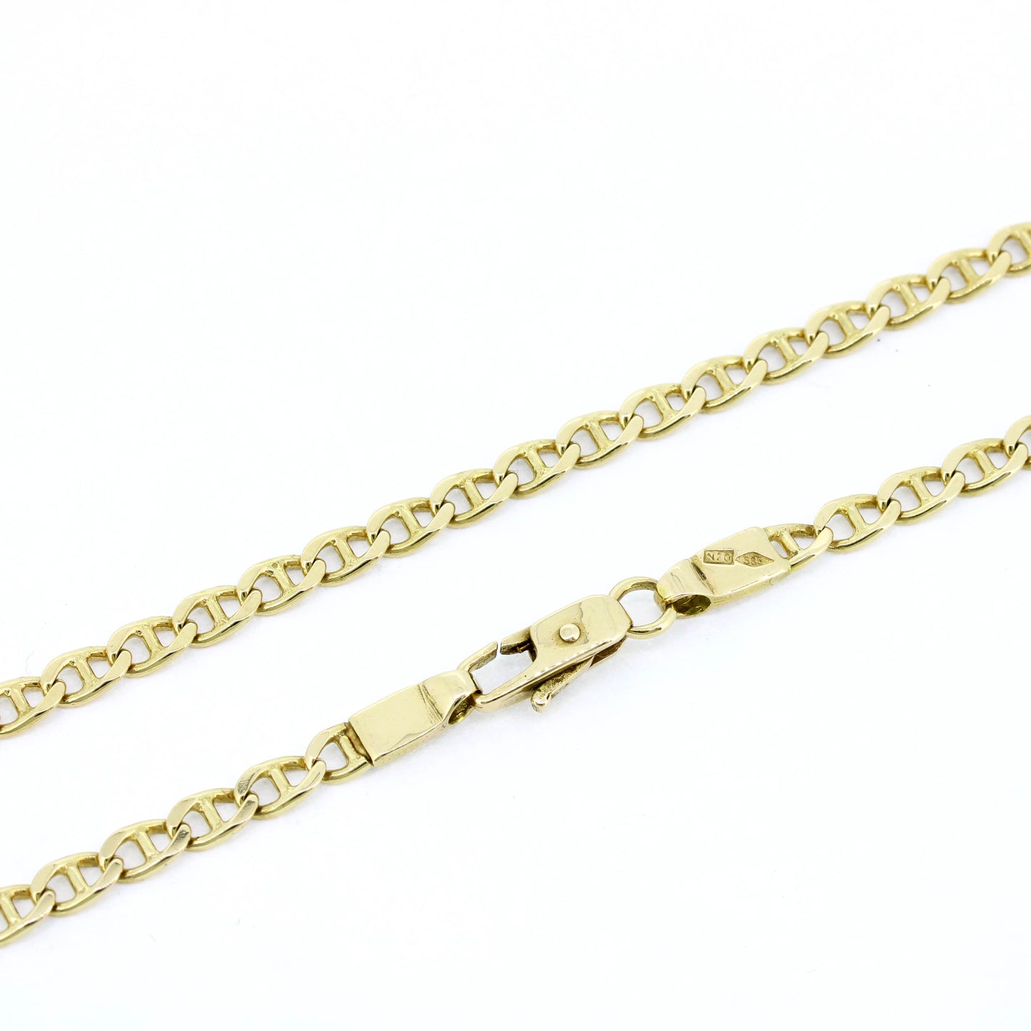 Stäbchenpanzerkette 585 Gold 14 Kt Gelbgold - Wert 1680,-
