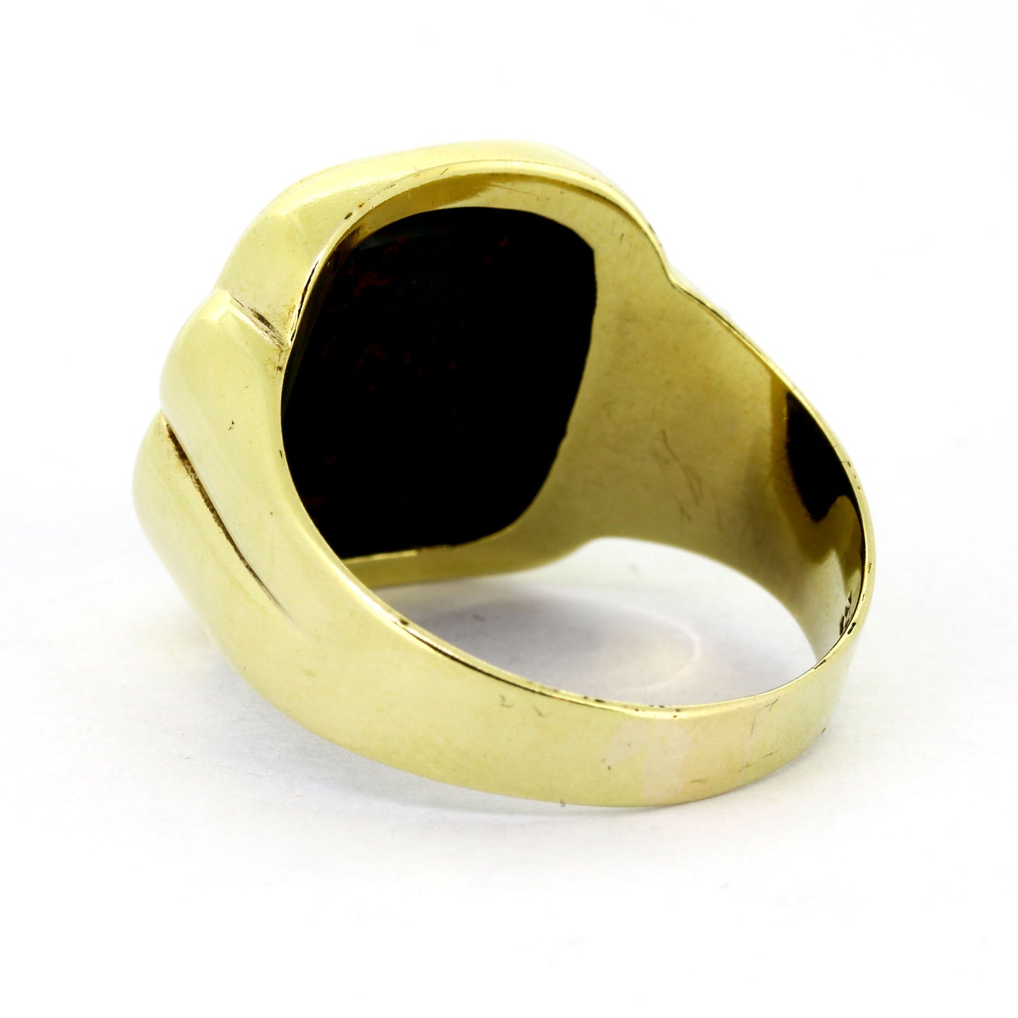 Siegel Ring 333 Gold 8 kt Gelbgold - Heliotrop - Wert 680,-