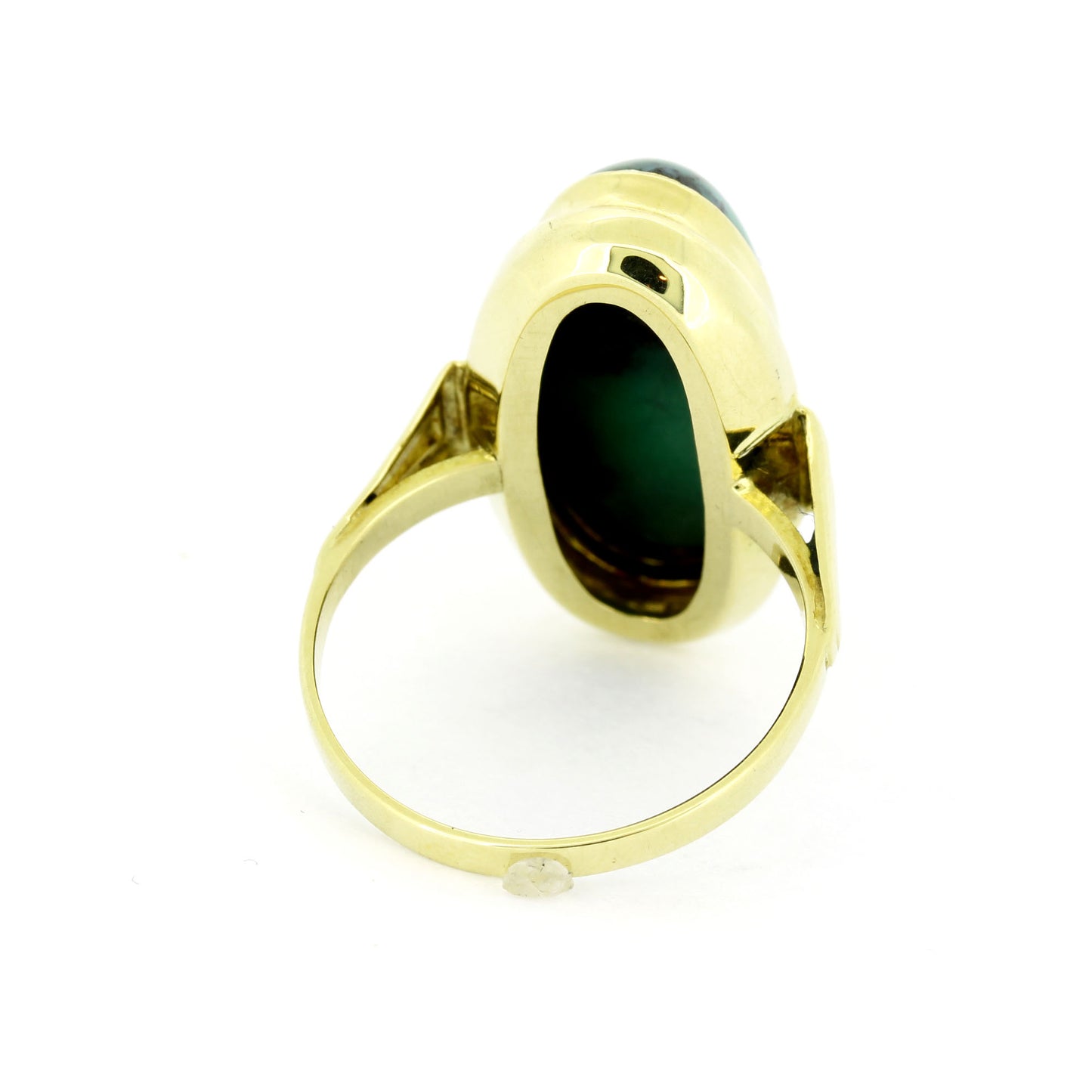 Ring 585 Gold Türkis cabochon 14 Kt Gelbgold - Wert 490,-