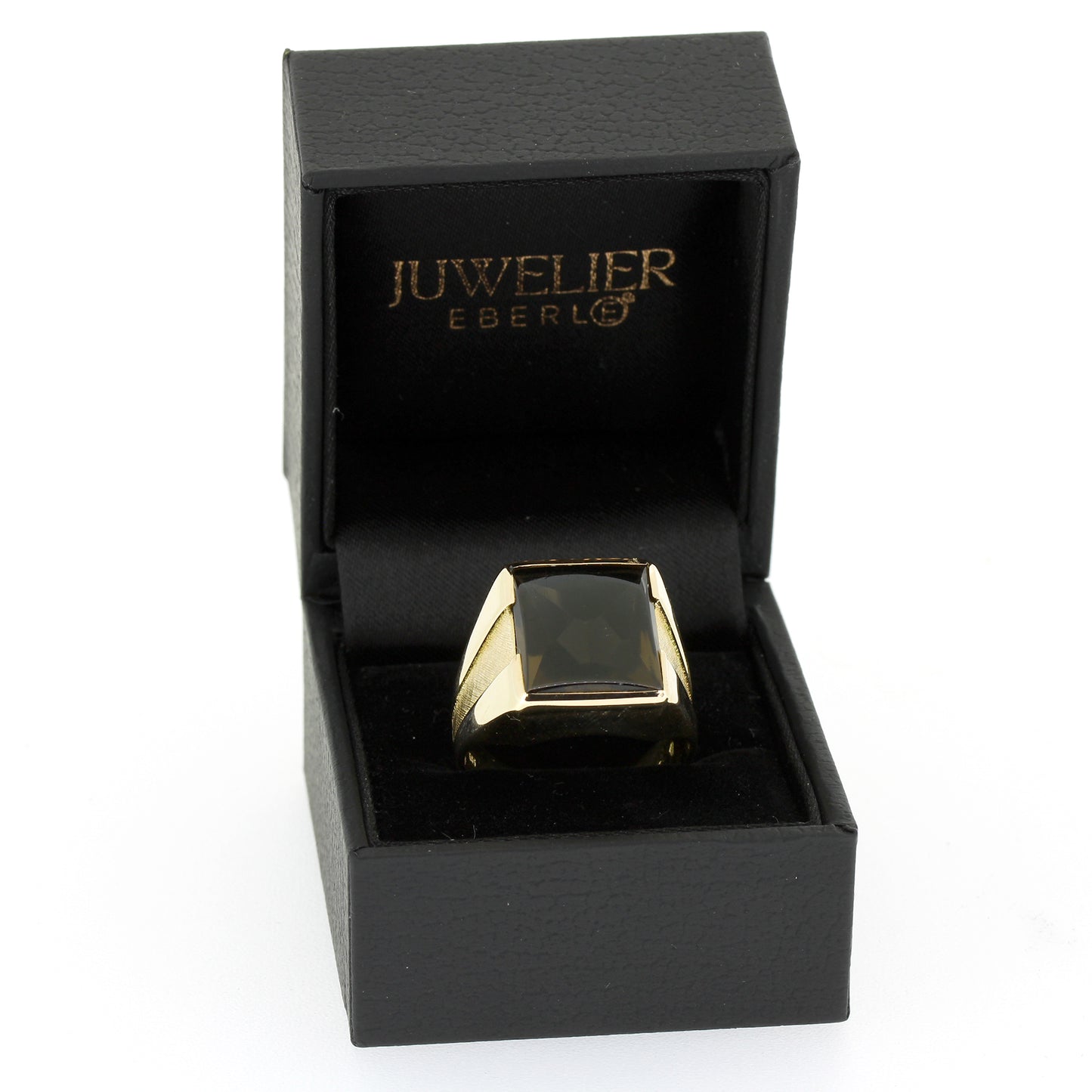 Siegel Ring 585 Gold 14 kt - Rauch Topas - Wert 1470,-