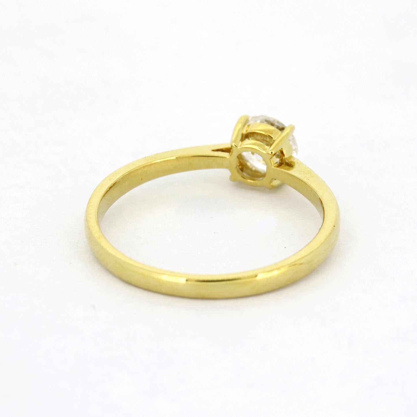 Solitär Ring 585 Gold 14 kt Gold - 0,50 ct Brillant VVS - CVD Labor Diamant