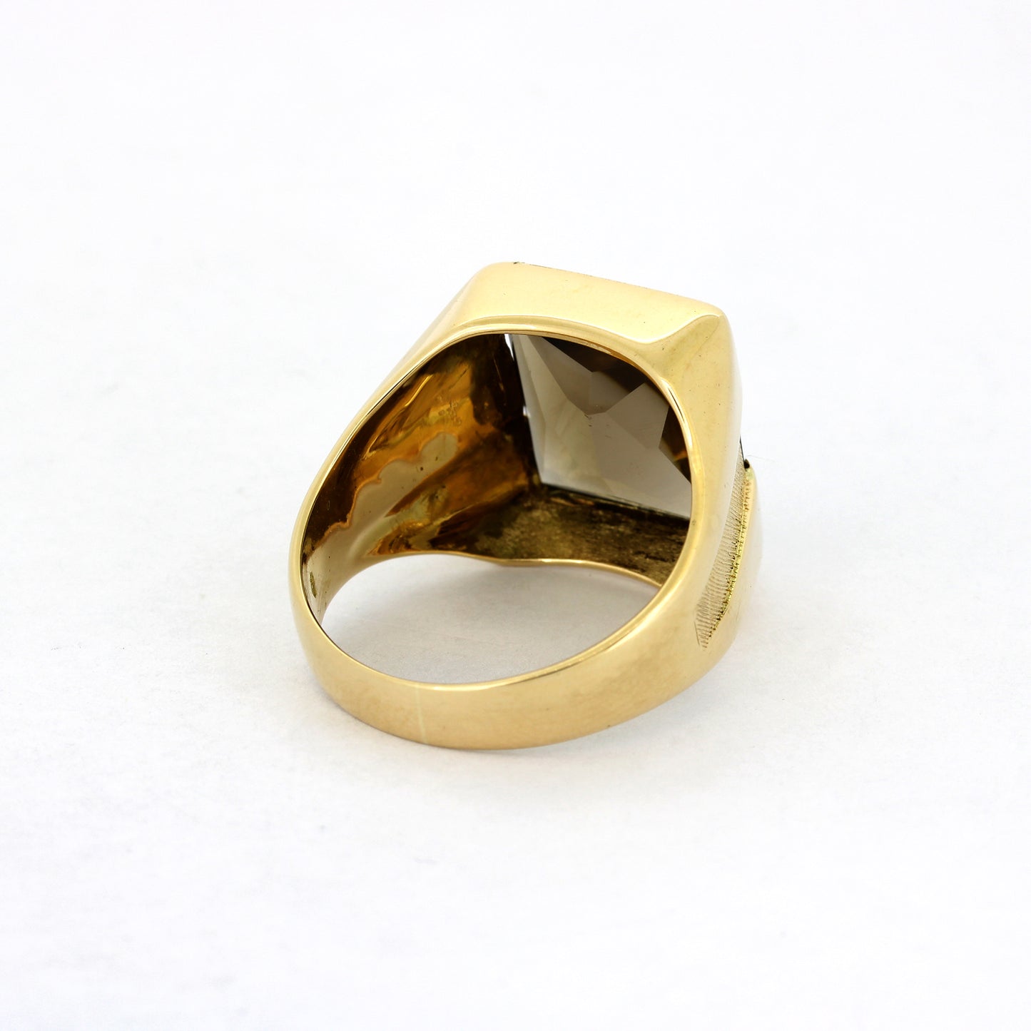Siegel Ring 585 Gold 14 kt - Rauch Topas - Wert 1470,-
