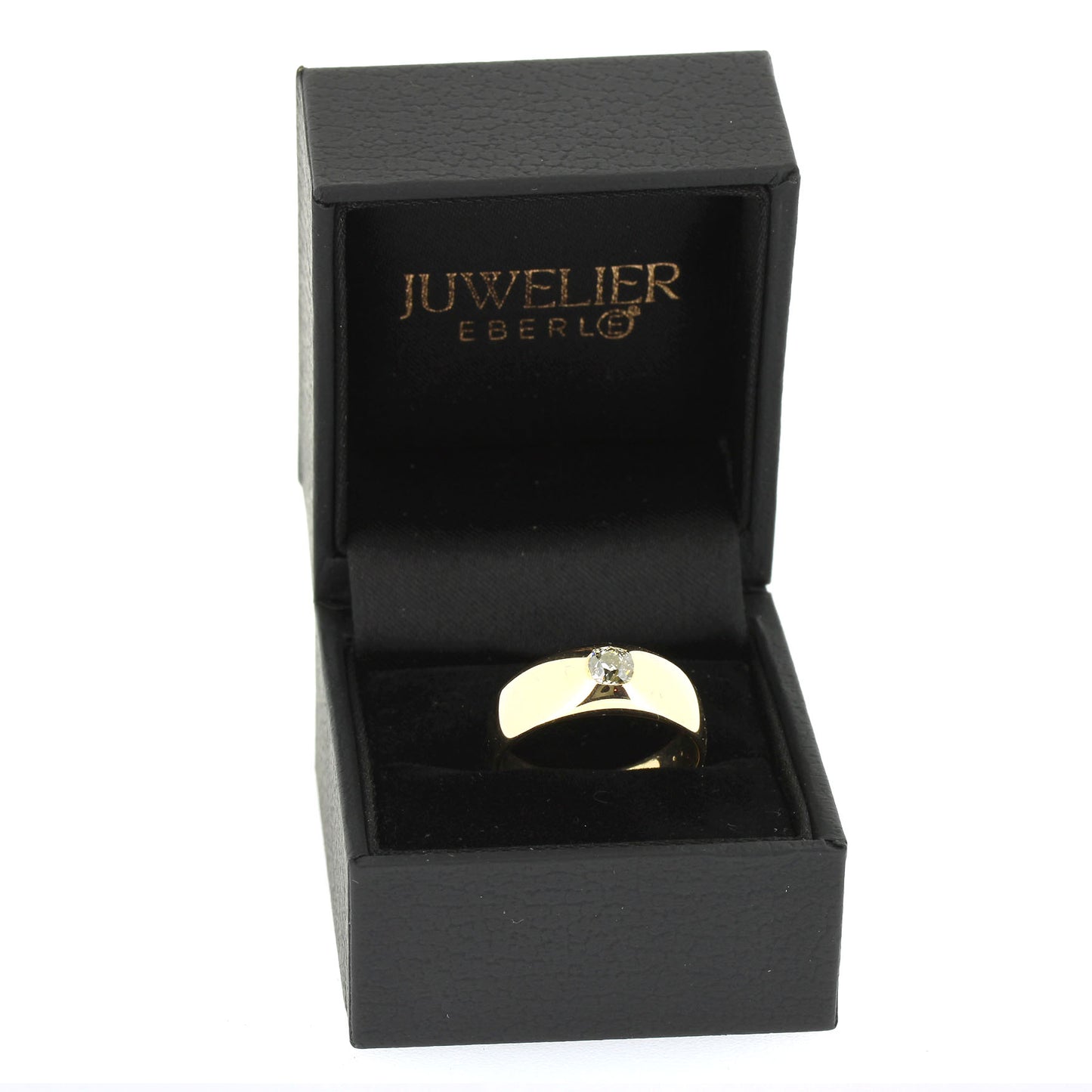 Ring 585 Gold 14 kt Rotgold - 0,35 ct Brillanten W/SI - Wert 1760,-