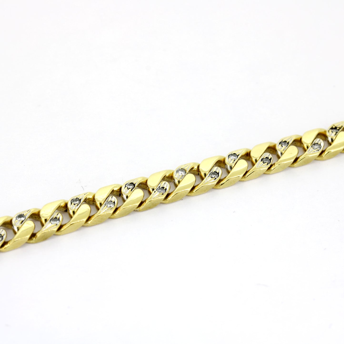 Armband 750 Gold 18 kt - Brillanten 0,28ct - Länge: 22 cm - Wert 3390,-