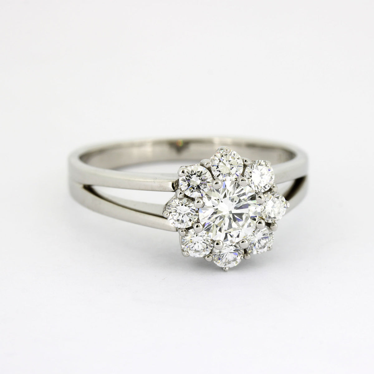 Brillant Ring 585 Gold 1,24 ct TW/ VVS1 - G62