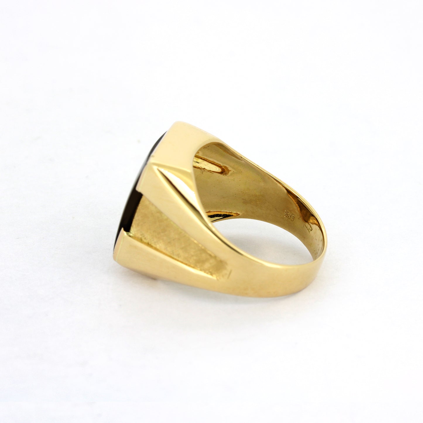 Siegel Ring 585 Gold 14 kt - Rauch Topas - Wert 1470,-