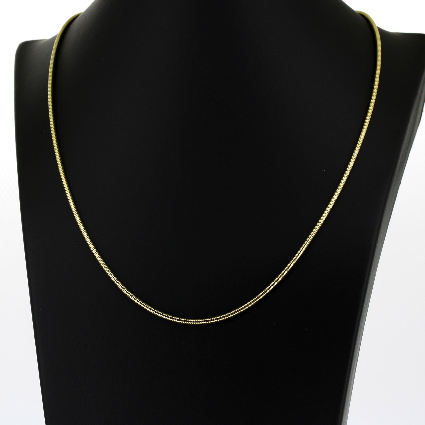 Schlangenkette 585 Gold 14 kt Kette - 46cm lang - Wert 1400,-