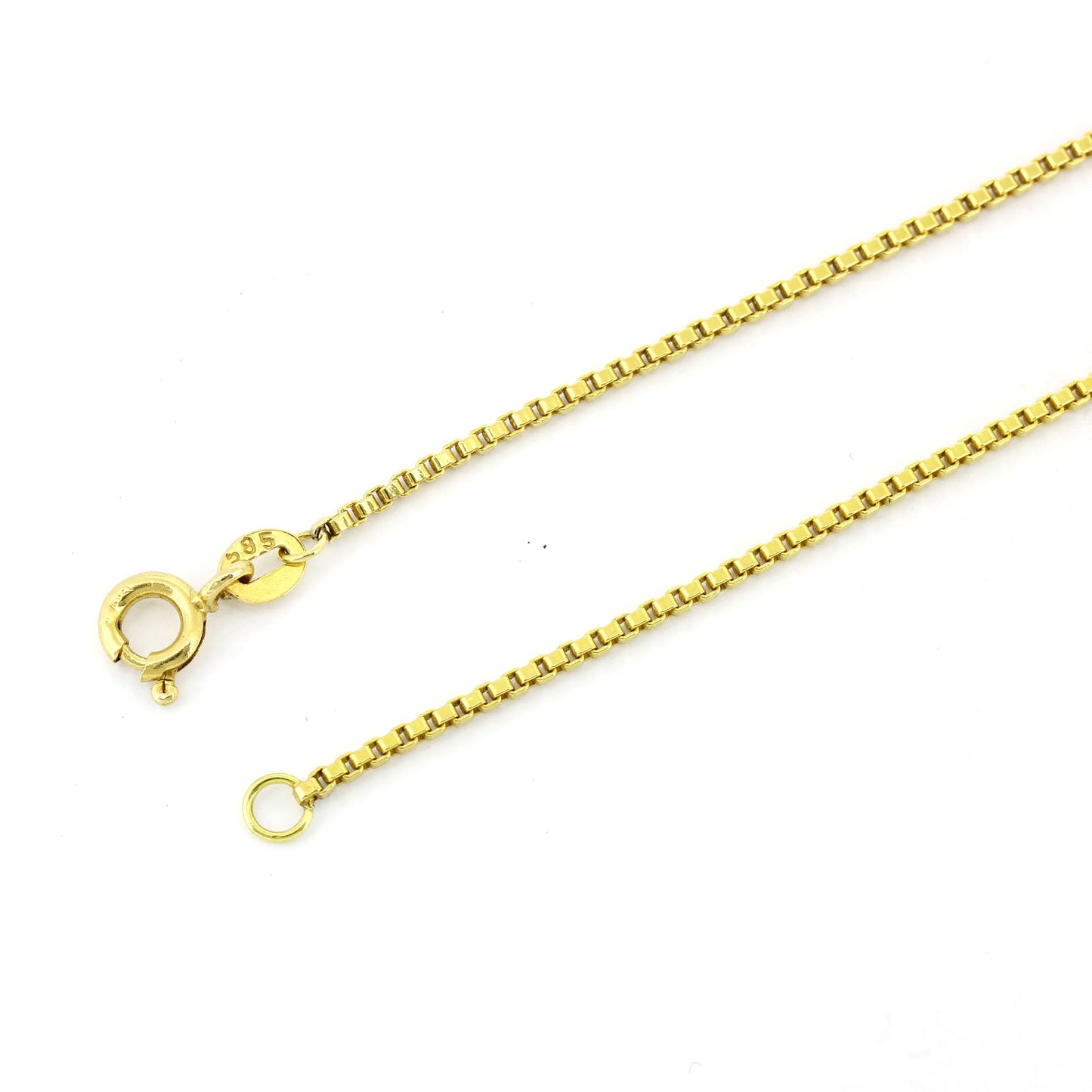 Venezianerkette 585 Gold 14 kt Gelbgold - 60 cm lang - Wert 1100,-