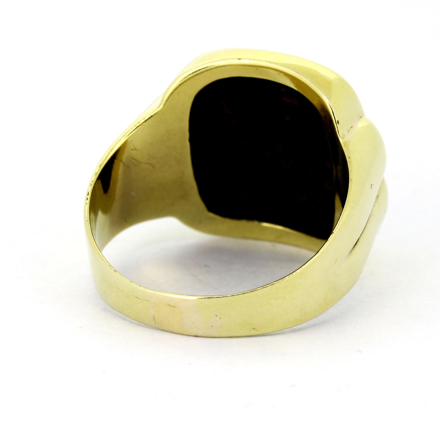 Siegel Ring 333 Gold 8 kt Gelbgold - Heliotrop - Wert 680,-