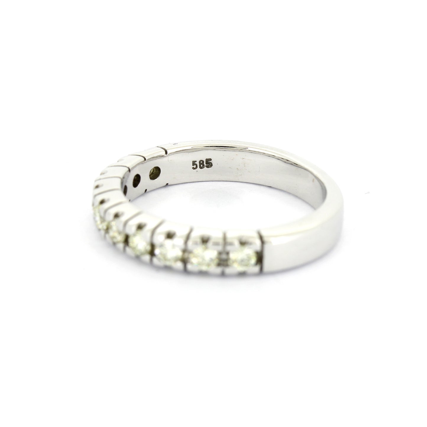 Ring 585 Gold 14 kt Weißgold - 0,50 ct Brillanten W/SI - Wert 1700,-