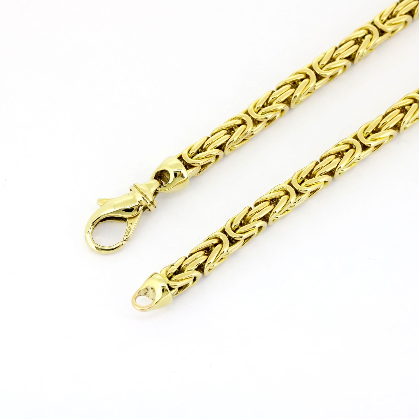 Königskette 750 Gold 18 kt - 100 Gramm - 4,5 mm Kette 60 cm lang - Wert 14500,-