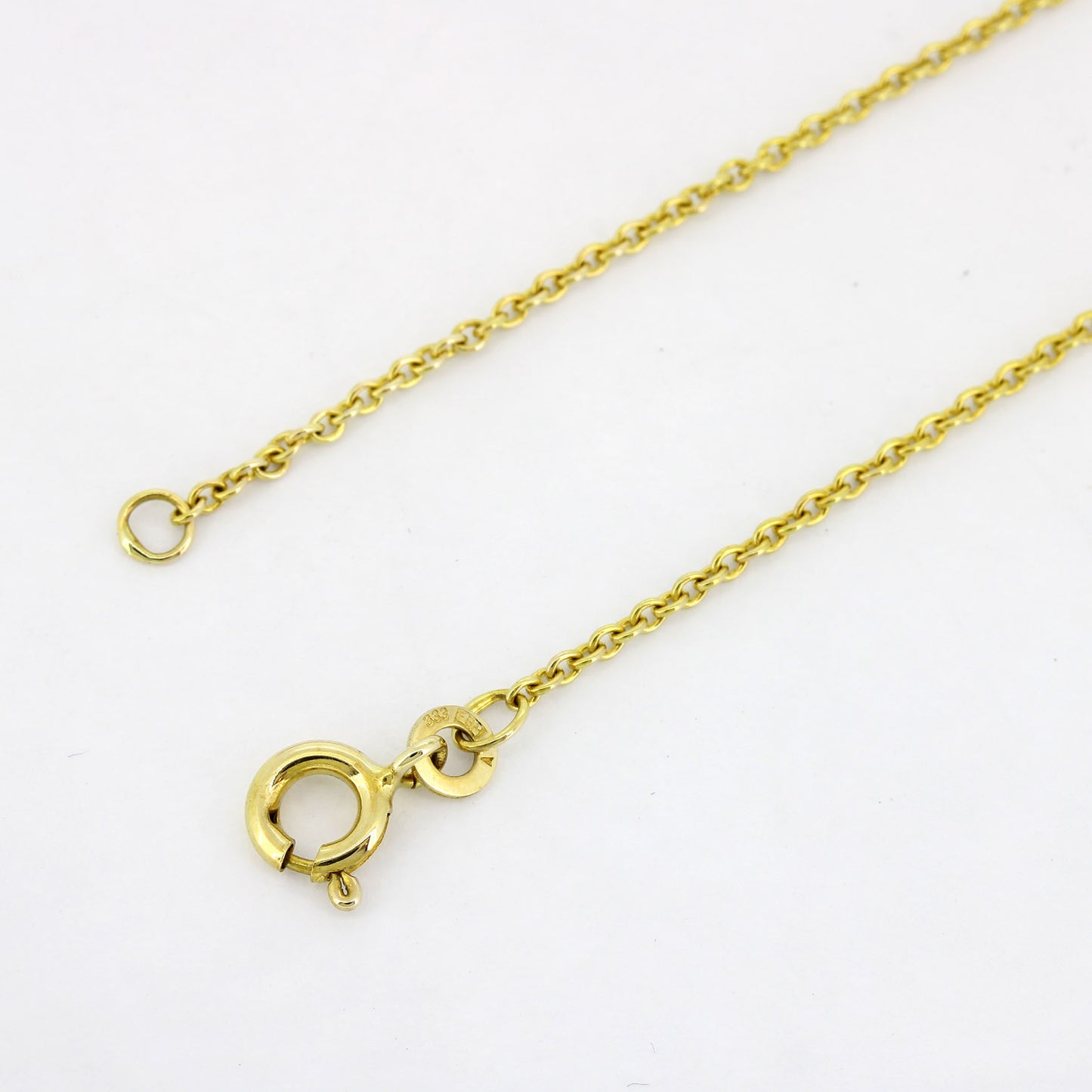 Granat Collier 333 Gold 8 kt - 46 cm lang - Wert 720,-
