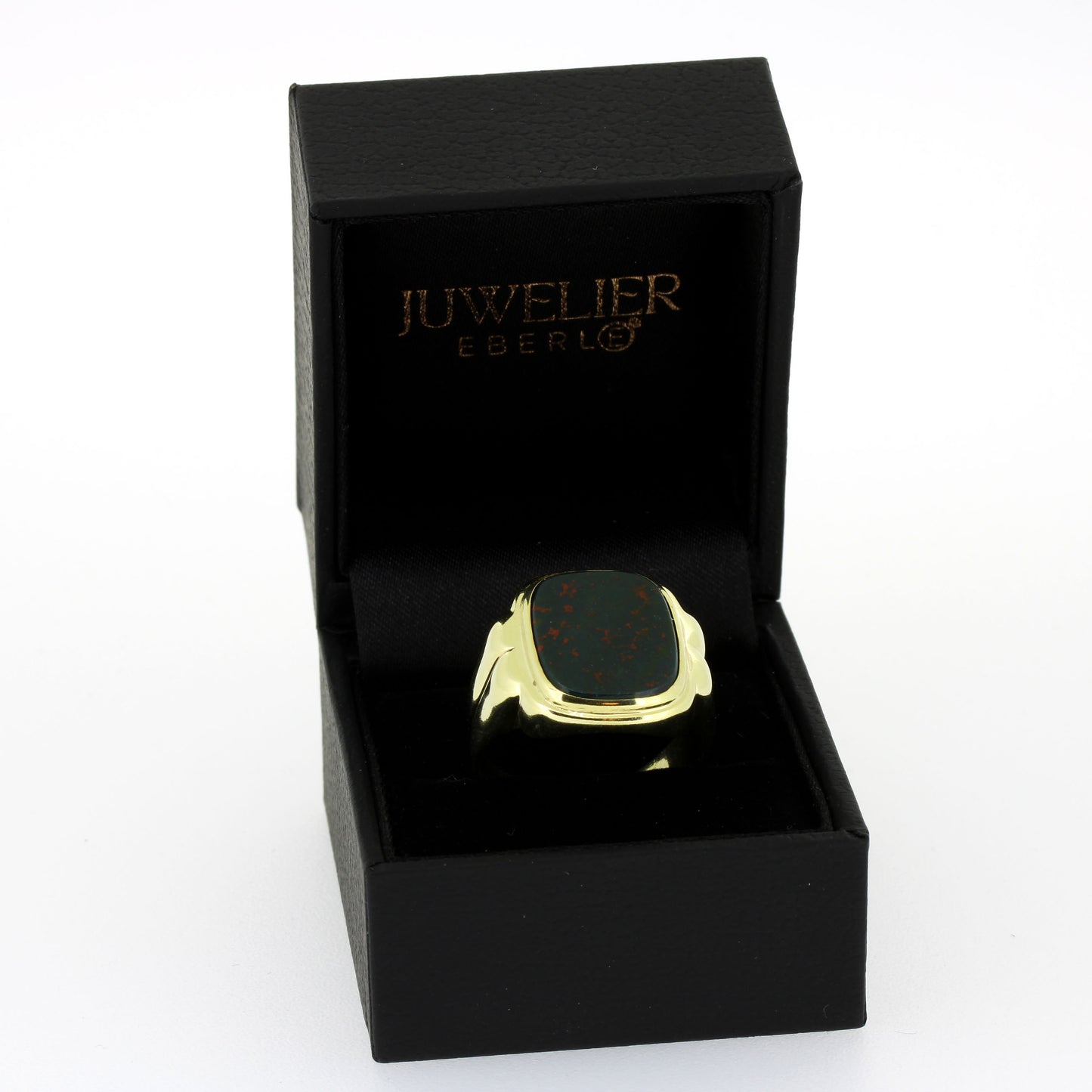 Siegel Ring 333 Gold 8 kt Gelbgold - Heliotrop - Wert 680,-