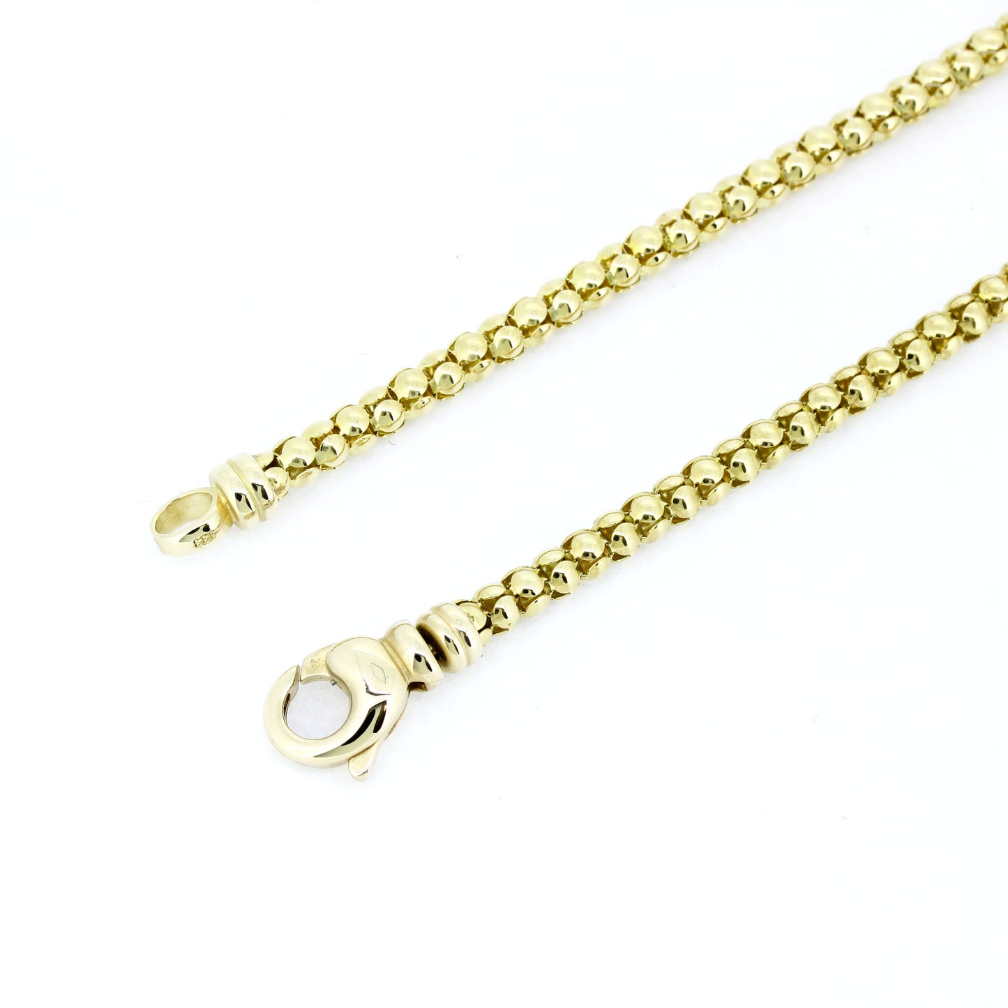 Kette 585 Gold 14 Kt Gelbgold - Kettenlänge 46 cm - Wert 1460,-