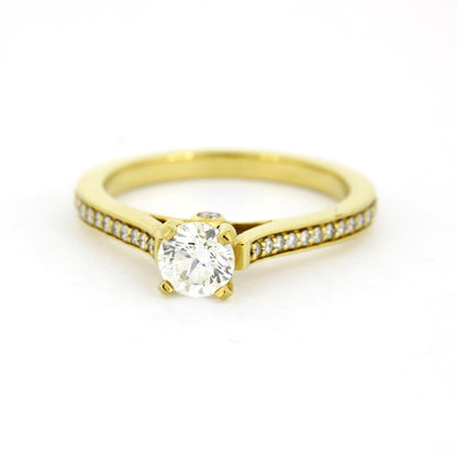 Diamonds Factory Verlobungsring 750 Gold 0,65 ct Brillanten - Wert 2400,-