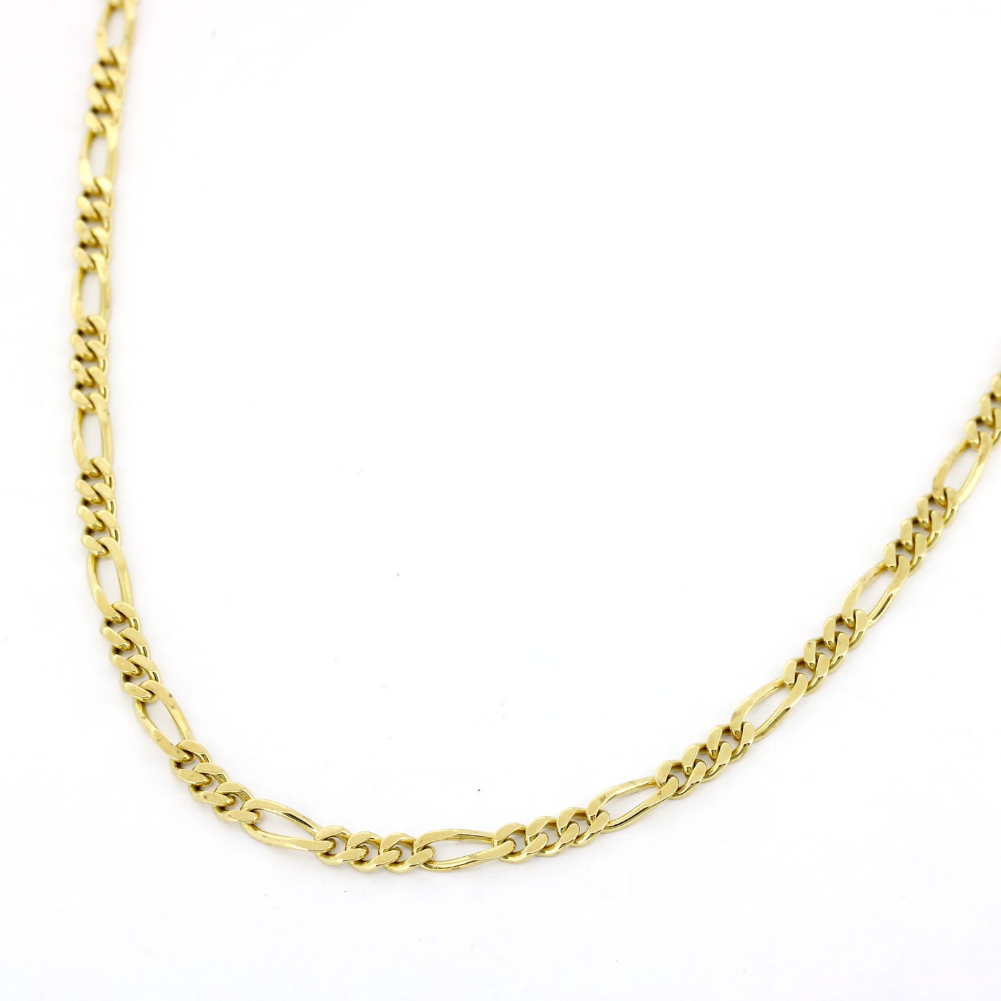 Figaro Kette 585 Gold 14 kt Gelbgold - 45 cm lang - Wert 2020,-
