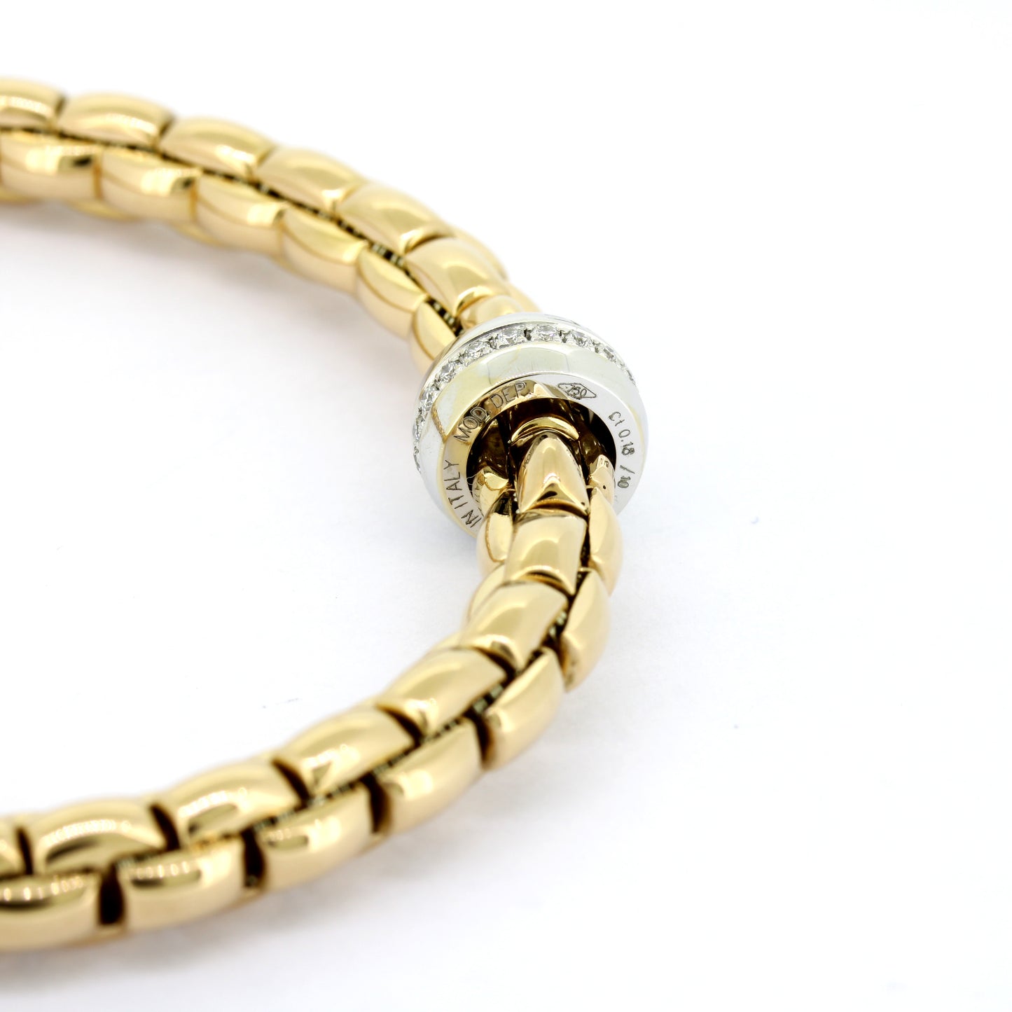 Fope Flex'it Armband 750 Gold 18 kt - Länge 16 cm - Wert 3799,-