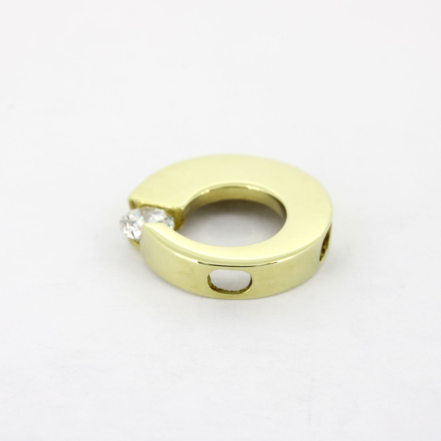 Anhänger 333 Gold 8 Kt Gelbgold - Zirkonia - Wert 390,-