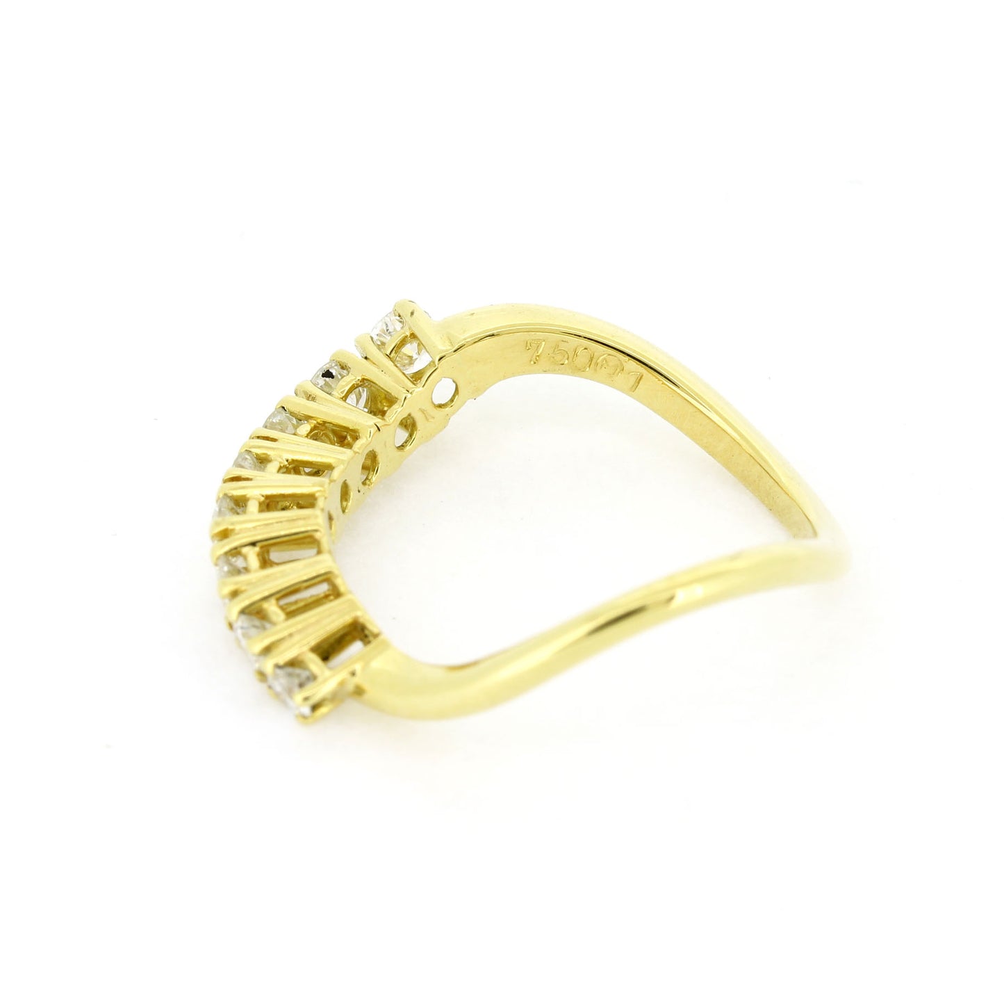 Ring 750 Gold 18 Kt - Brillanten 0,70ct SI - S Form - Wert 1980,-