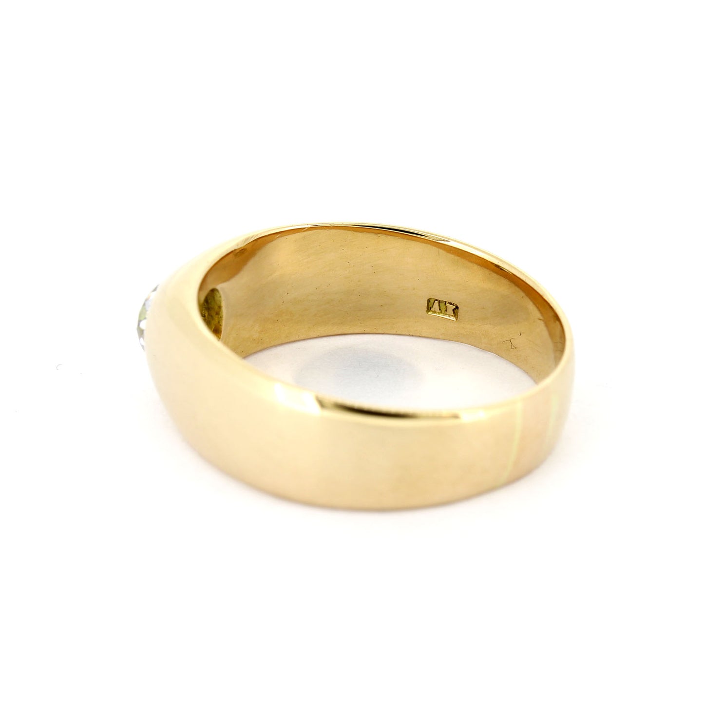 Ring 585 Gold 14 kt Rotgold - 0,35 ct Brillanten W/SI - Wert 1760,-