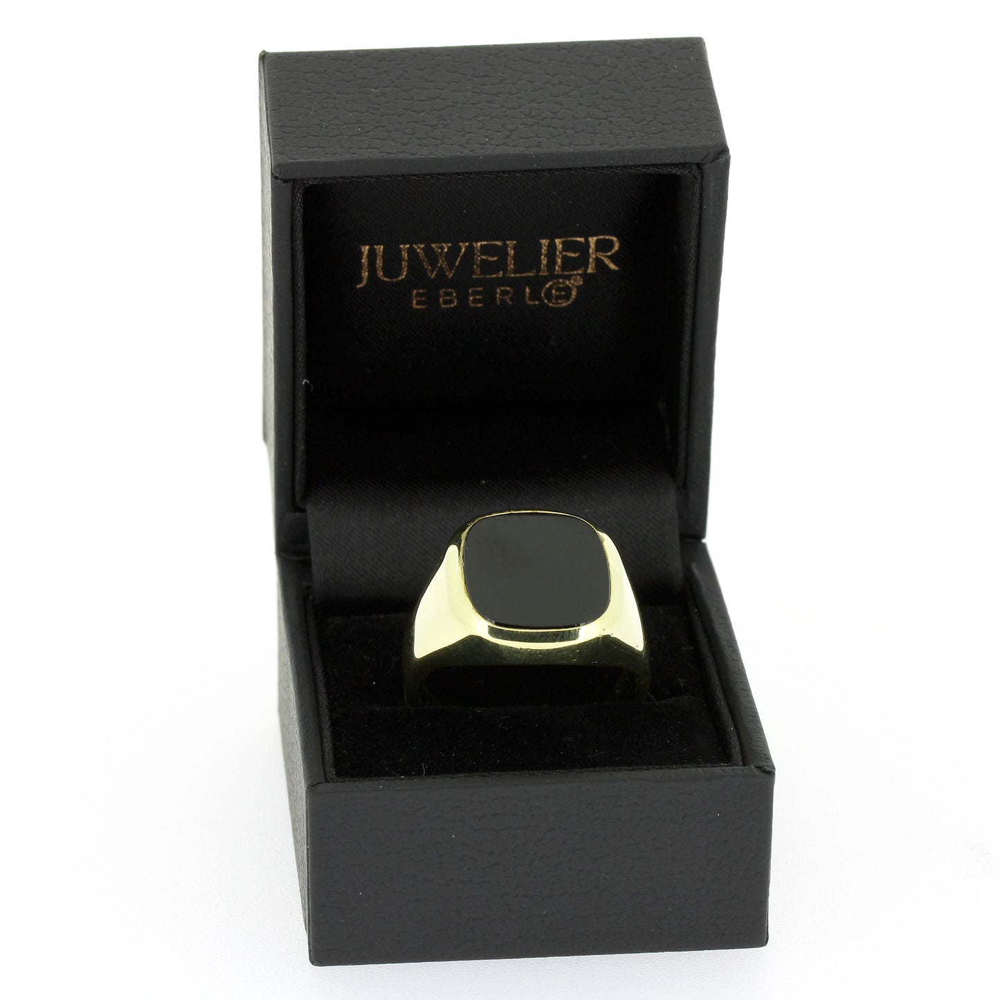Siegel Ring 585 Gold 14 kt - Onyx - Wert 2450,-