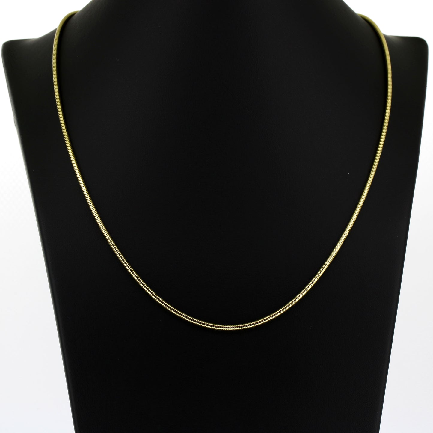 Schlangenkette 585 Gold 14 kt Kette - 46cm lang - Wert 1400,-