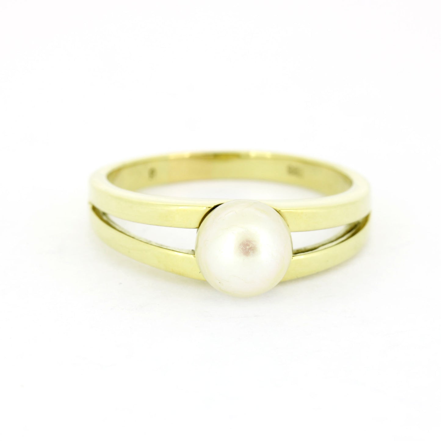 Perlen Ring 585 Gold 14 Kt Gelbgold - Wert 470,-