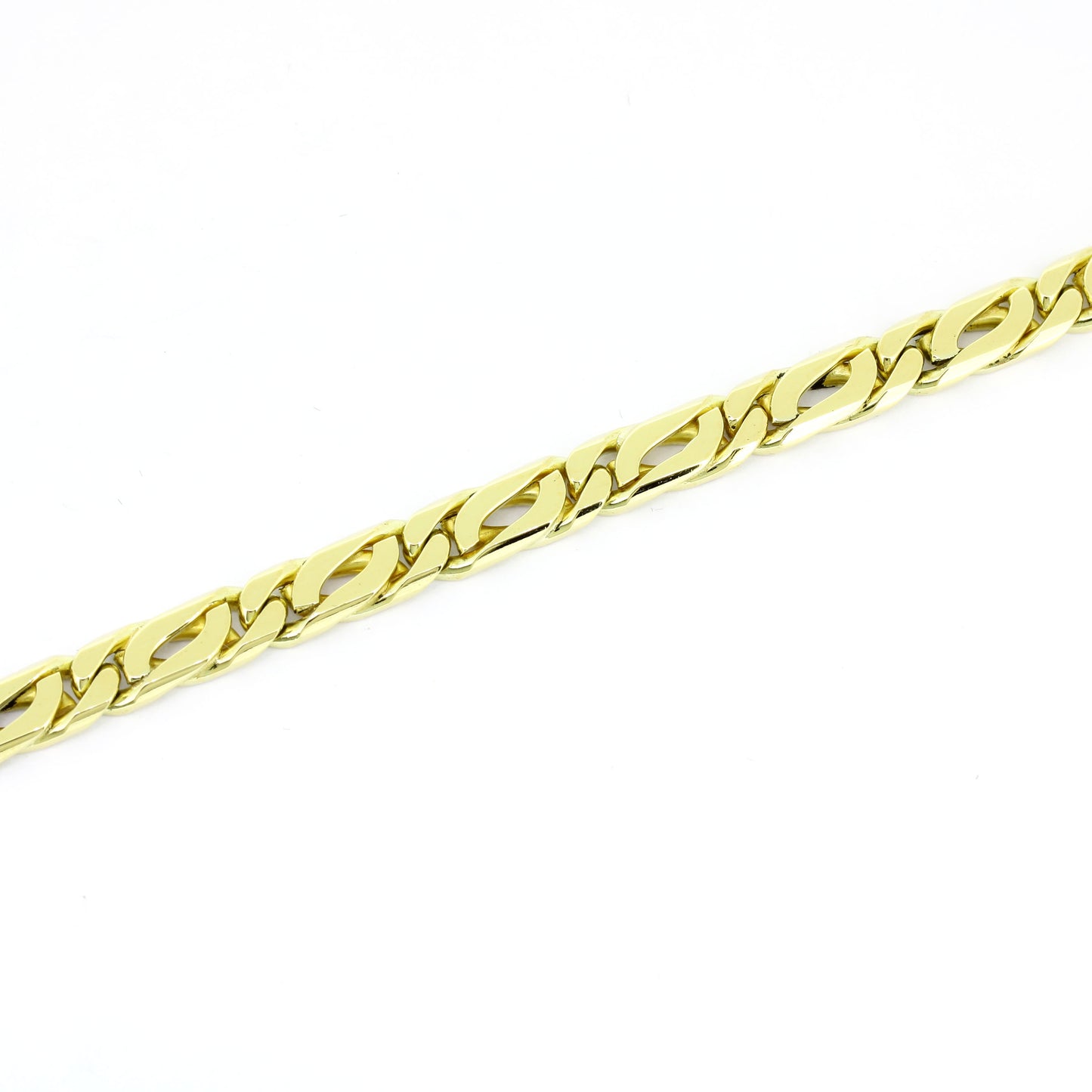Armband 585 Gold 14 Kt massiv - Länge: 23 cm - Wert 3580,-