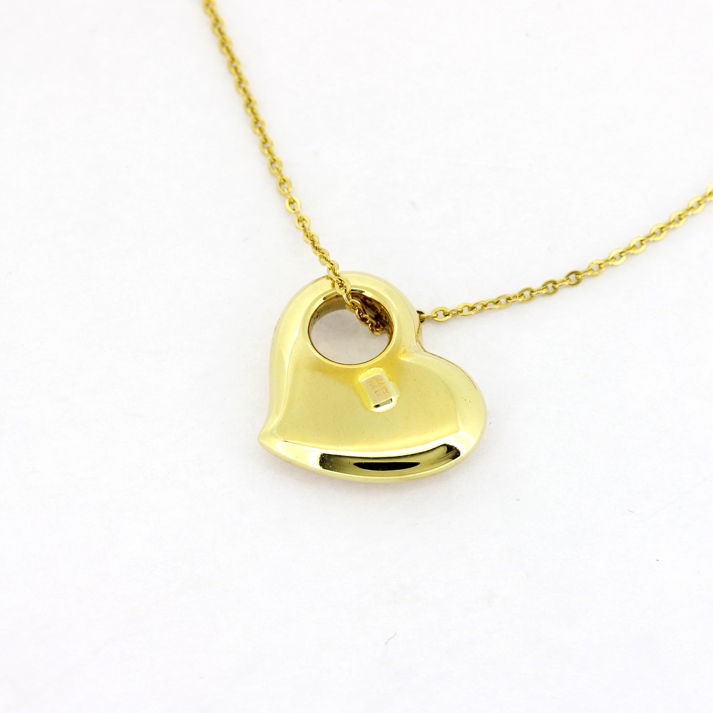 Kette mit Herz Anhänger 333 Gold 8 kt - 44 cm lang - Wert 300,-