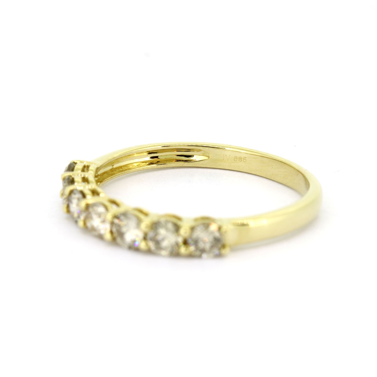 Ring 585 Gold 14 kt - Brillanten ca. 1 ct H-I Reinheit P - Wert 2350,-