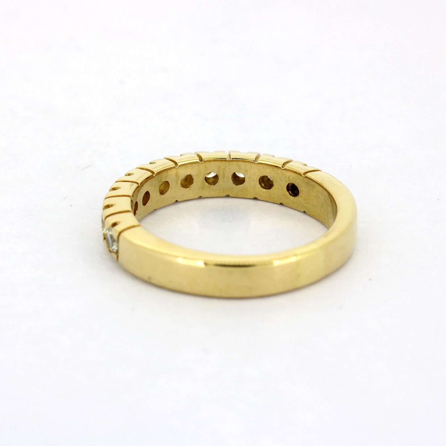 Ring 585 Gold 14 kt bicolor - 0,12 ct Brillanten W/SI - Wert 750,-
