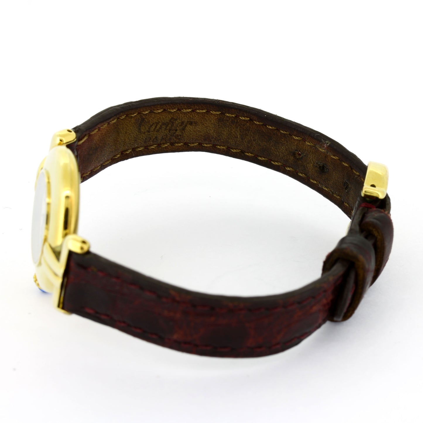 Cartier must de Armbanduhr 59002 - Silber vergoldet - Quarz