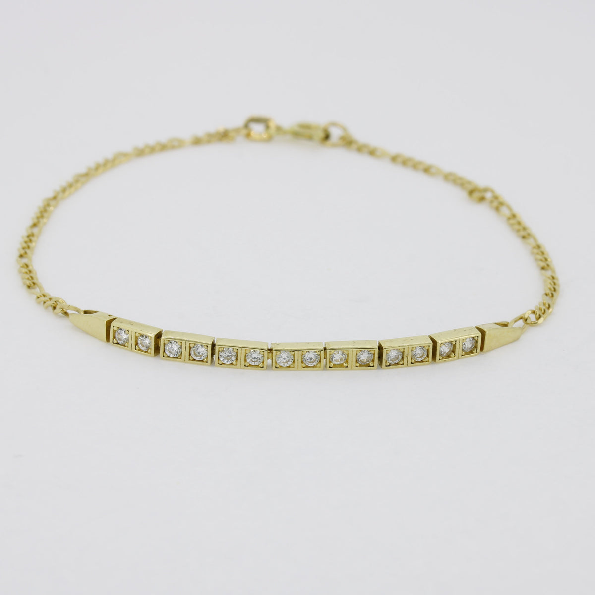 Armand 585 Gold 14 Karat Gelbgold mit Zirkonia - Wert 750,-