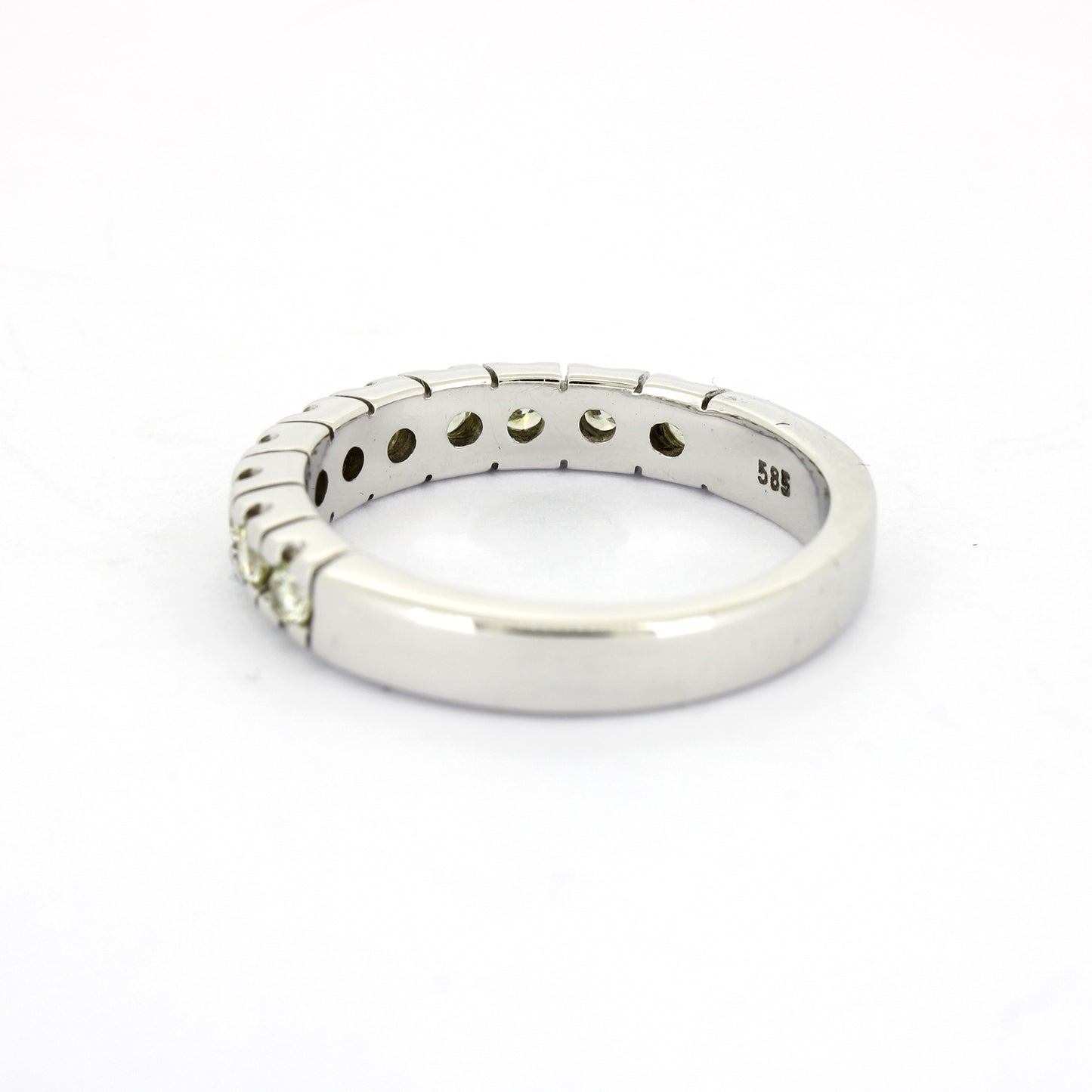 Ring 585 Gold 14 kt Weißgold - 0,50 ct Brillanten W/SI - Wert 1700,-