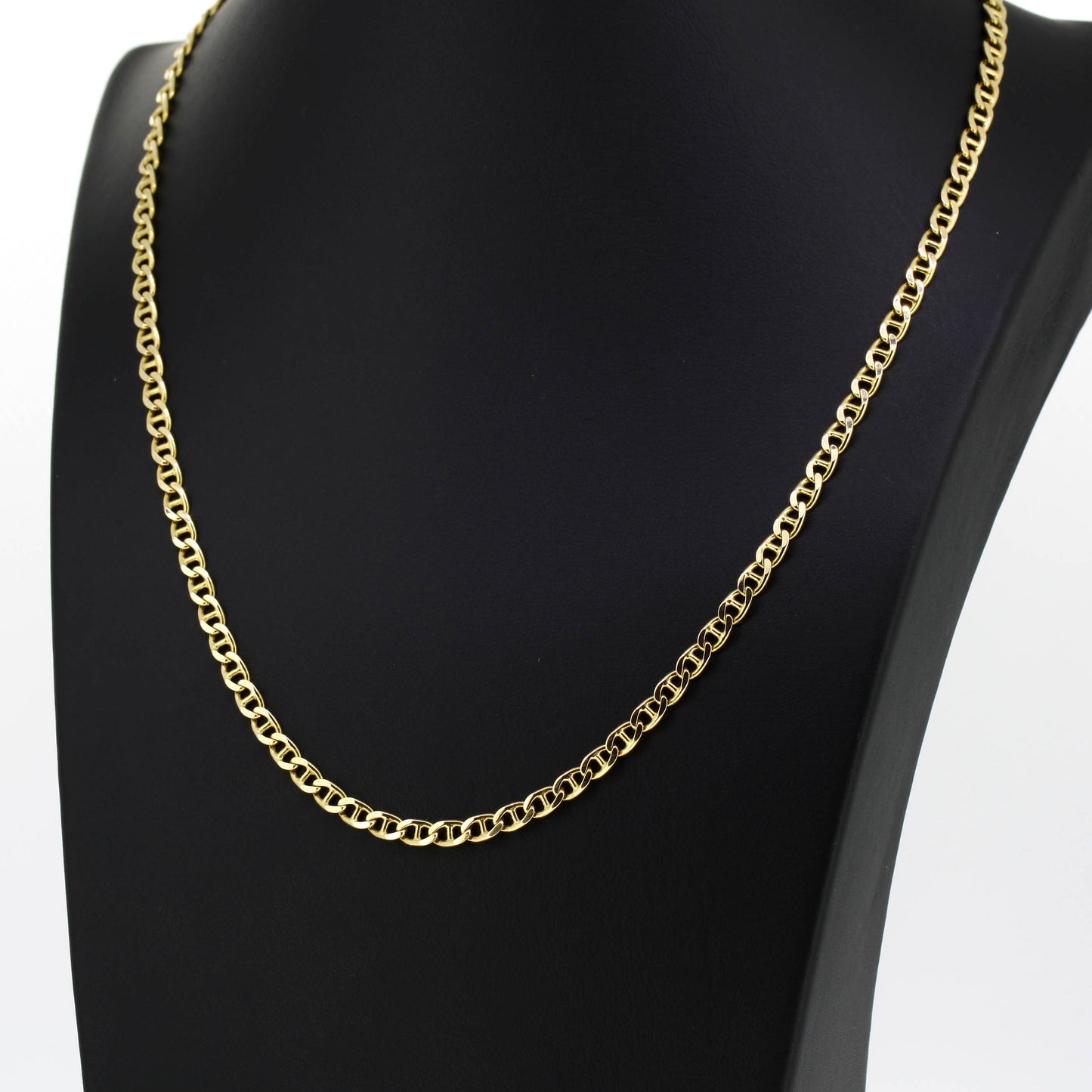 Stäbchenpanzerkette 585 Gold 14 Kt Gelbgold - Wert 1680,-
