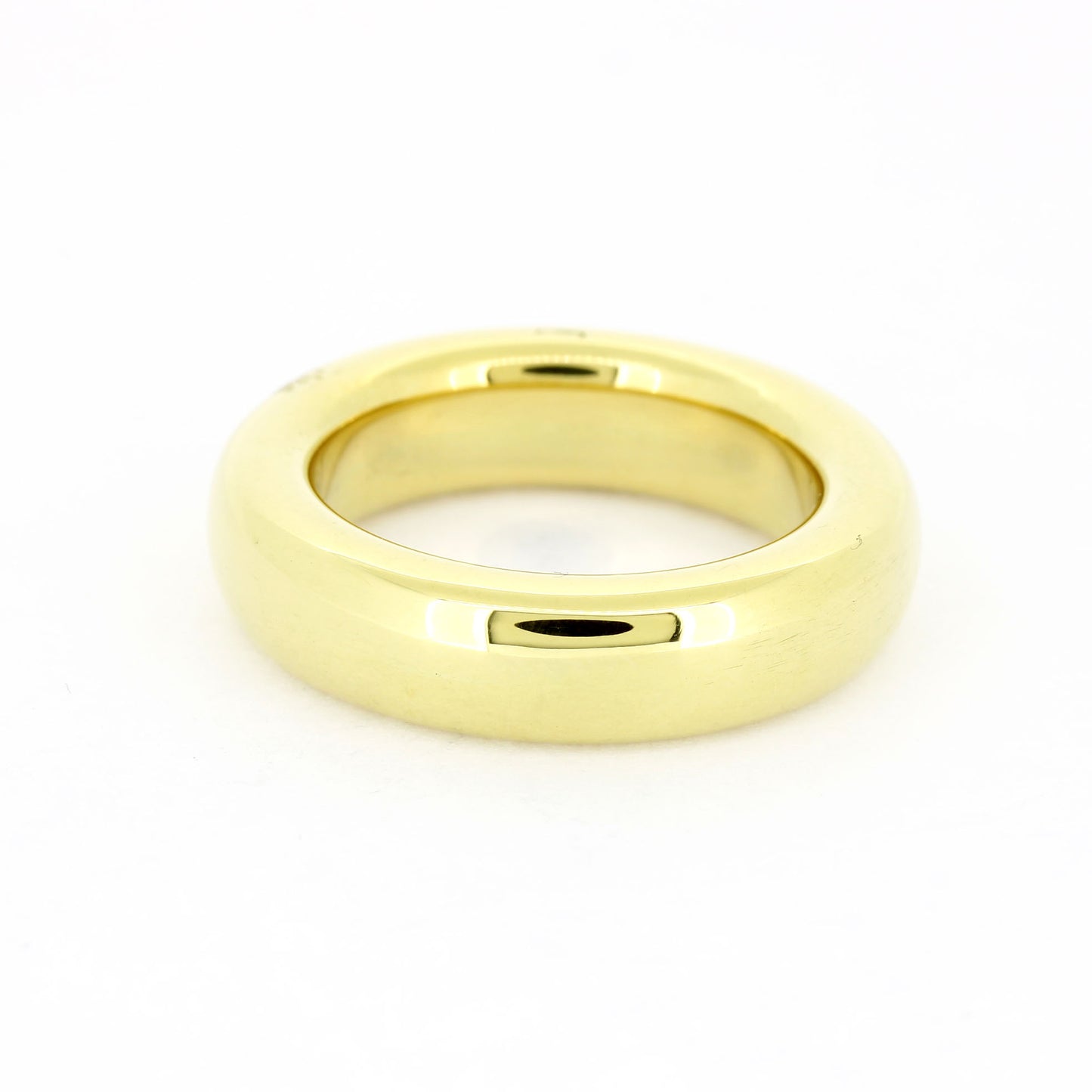 Ring 750 Gold rund poliert 18 Kt Gelbgold - Wert 1525,-