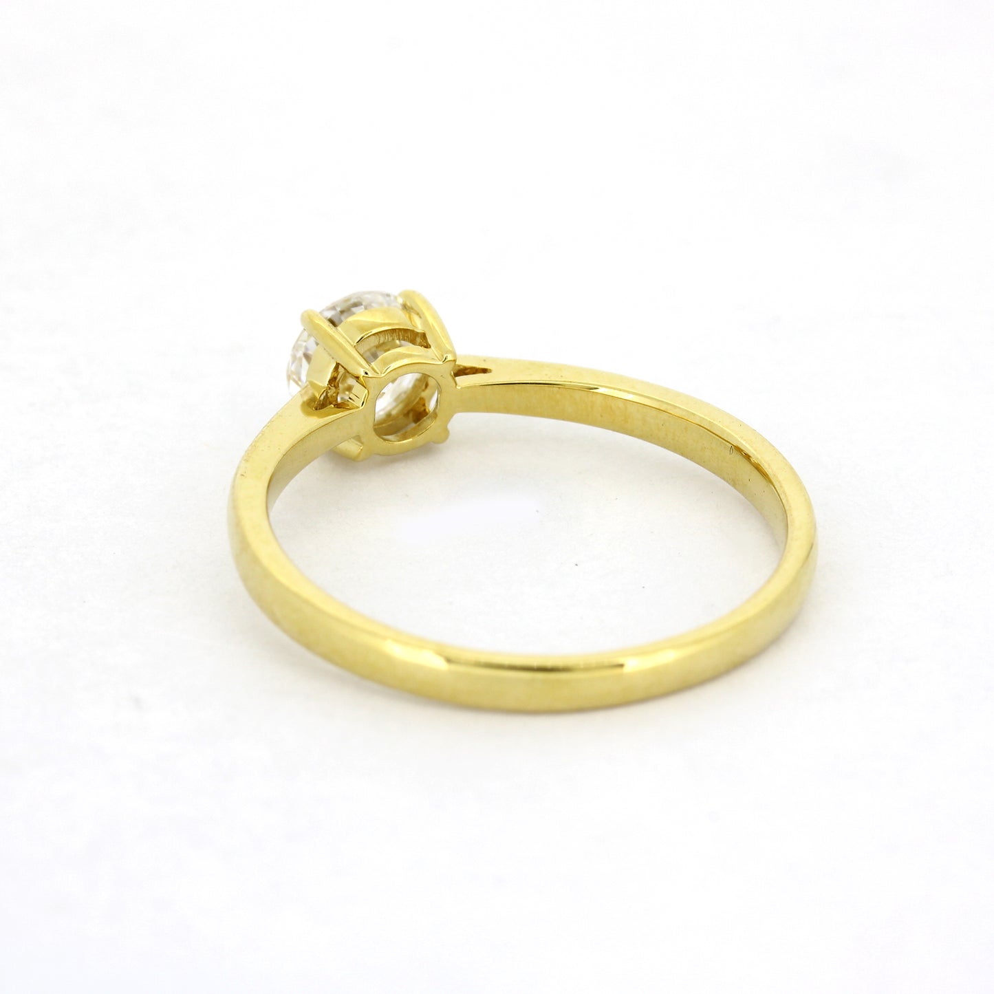 Solitär Ring 585 Gold 14 kt Gold - 0,50 ct Brillant VVS - CVD Labor Diamant