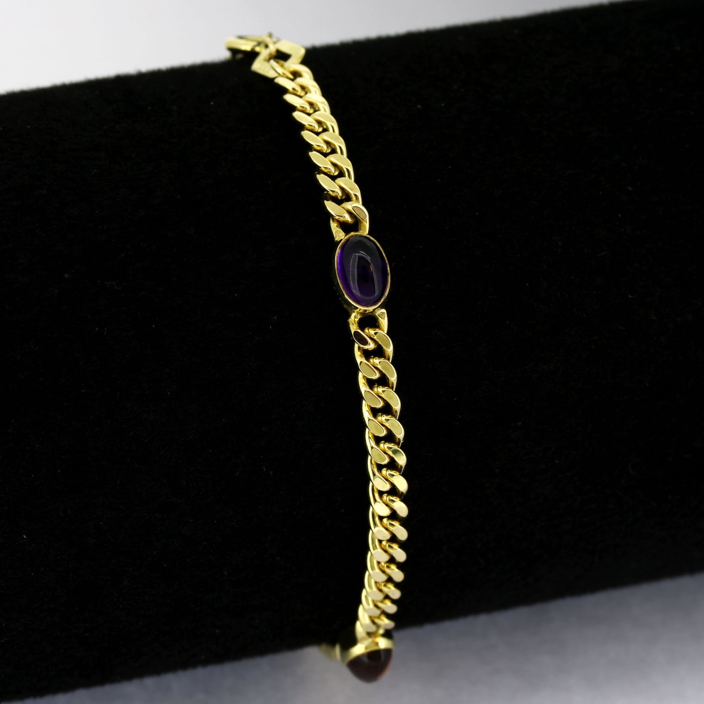 Armband 333 Gold 8 kt - Amethyst, Citrin, Turmalin, Rosenquarz Wert 530,-