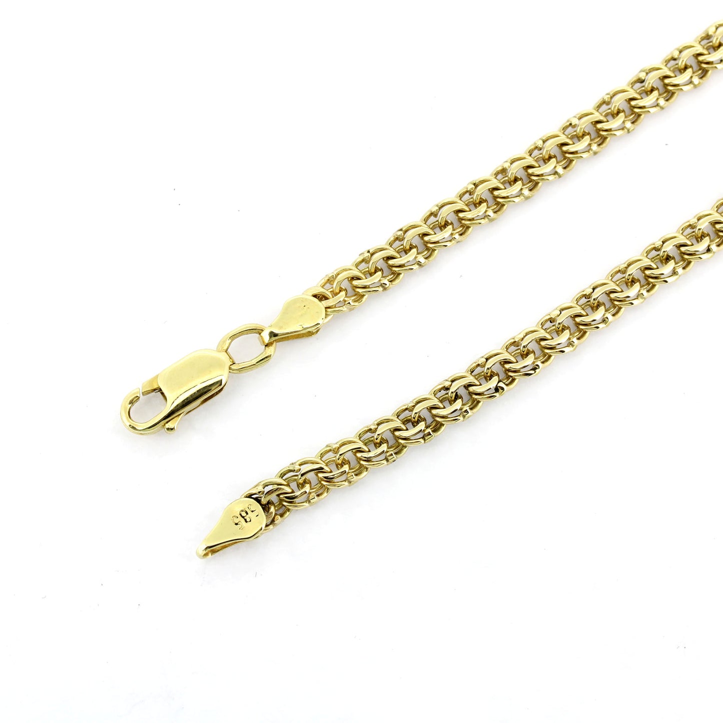 Kette 585 Gold 14 kt Gelbgold - 48 cm lang - Wert 2700,-