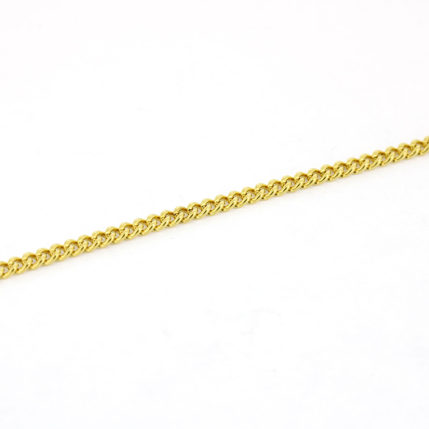 Panzerkette 750 Gold 18 Kt Gelbgold - Kettenlänge 60 cm - Wert 1420,-