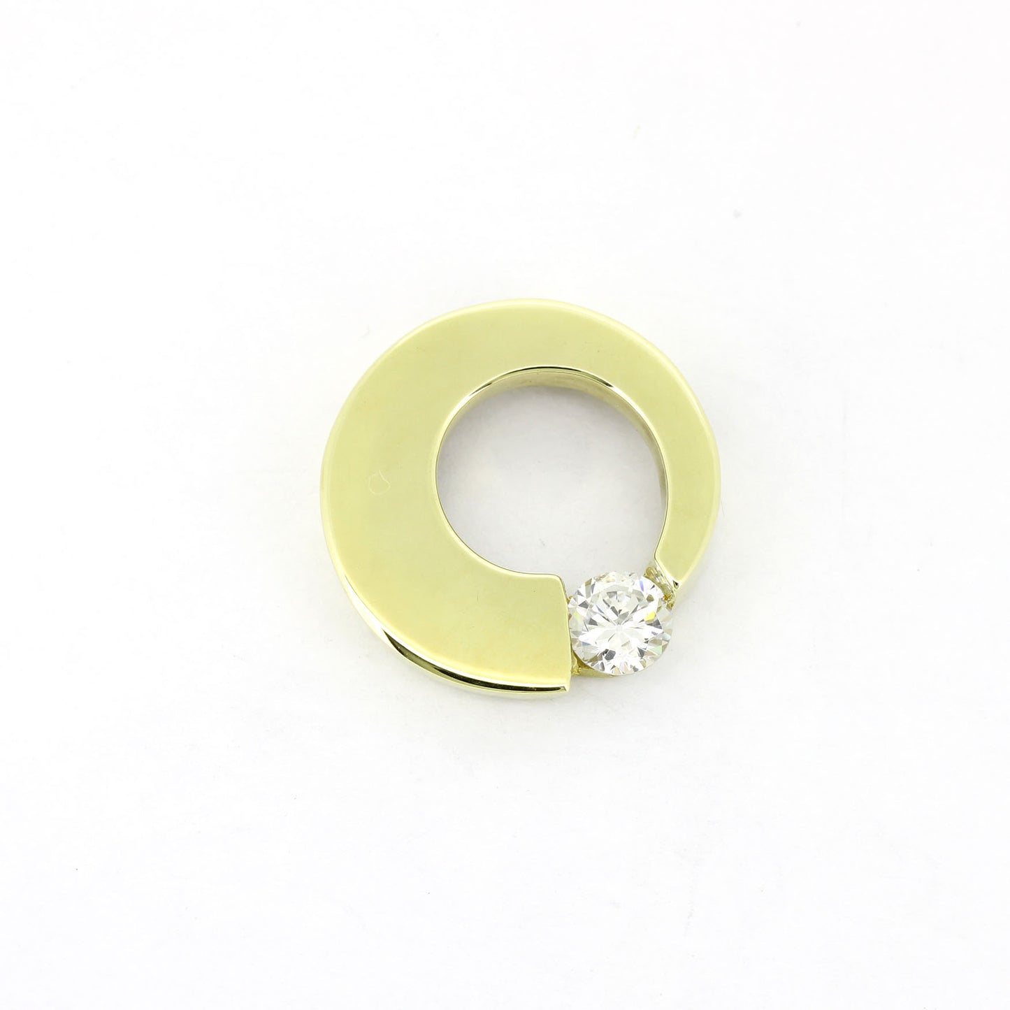 Anhänger 333 Gold 8 Kt Gelbgold - Zirkonia - Wert 390,-