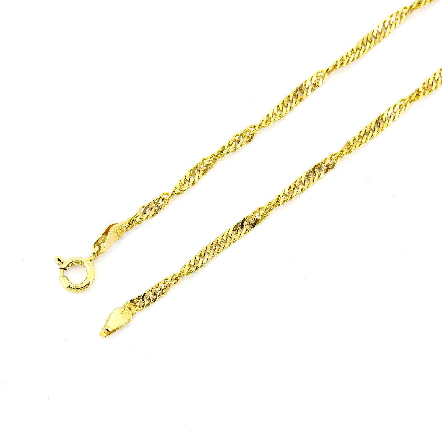 Kette 750 Gold 18 kt Gelbgold - 50 cm lang - Wert 1470,-