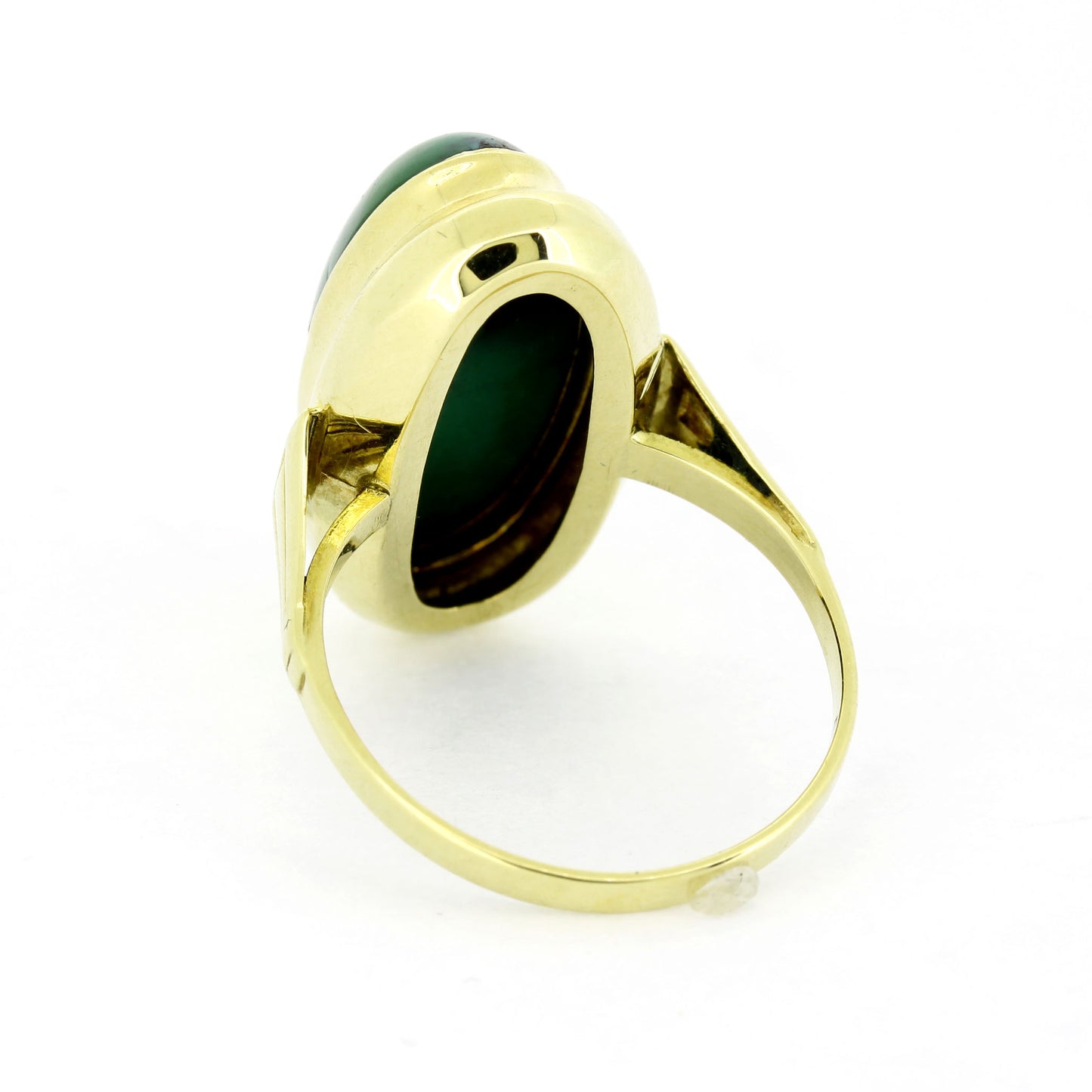 Ring 585 Gold Türkis cabochon 14 Kt Gelbgold - Wert 490,-