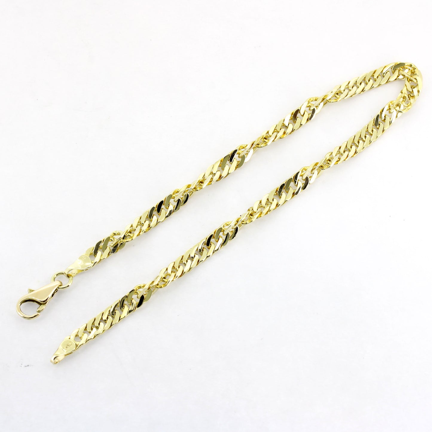 Armband 585 Gold 14 kt Gelbgold – 22 cm - Wert 1600,-