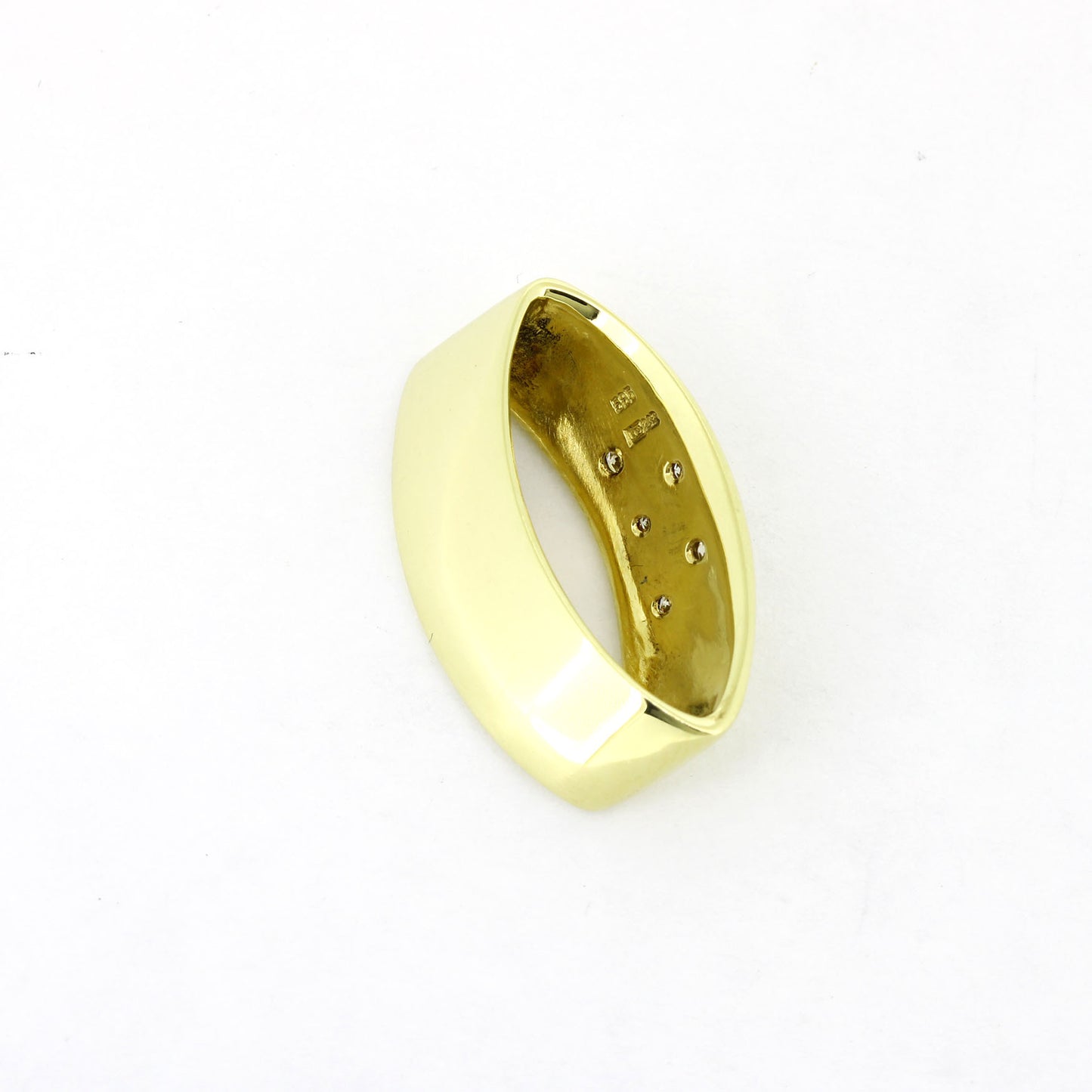 Anhänger 585 Gold 14 Kt Gelbgold - Diamanten- Wert 760,-
